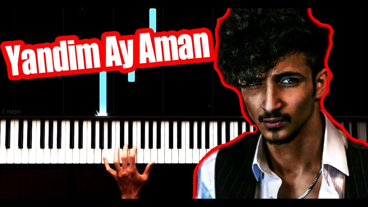 Alican - Yandim Ay Aman - Piano Tutorial by VN
