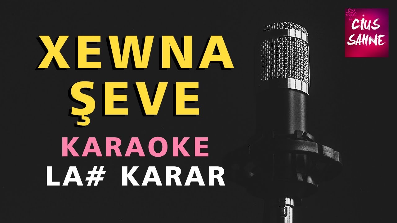 XEWNA ŞEVE BU Kürtçe Karaoke Altyapı Türküler - Bağlama Canlı