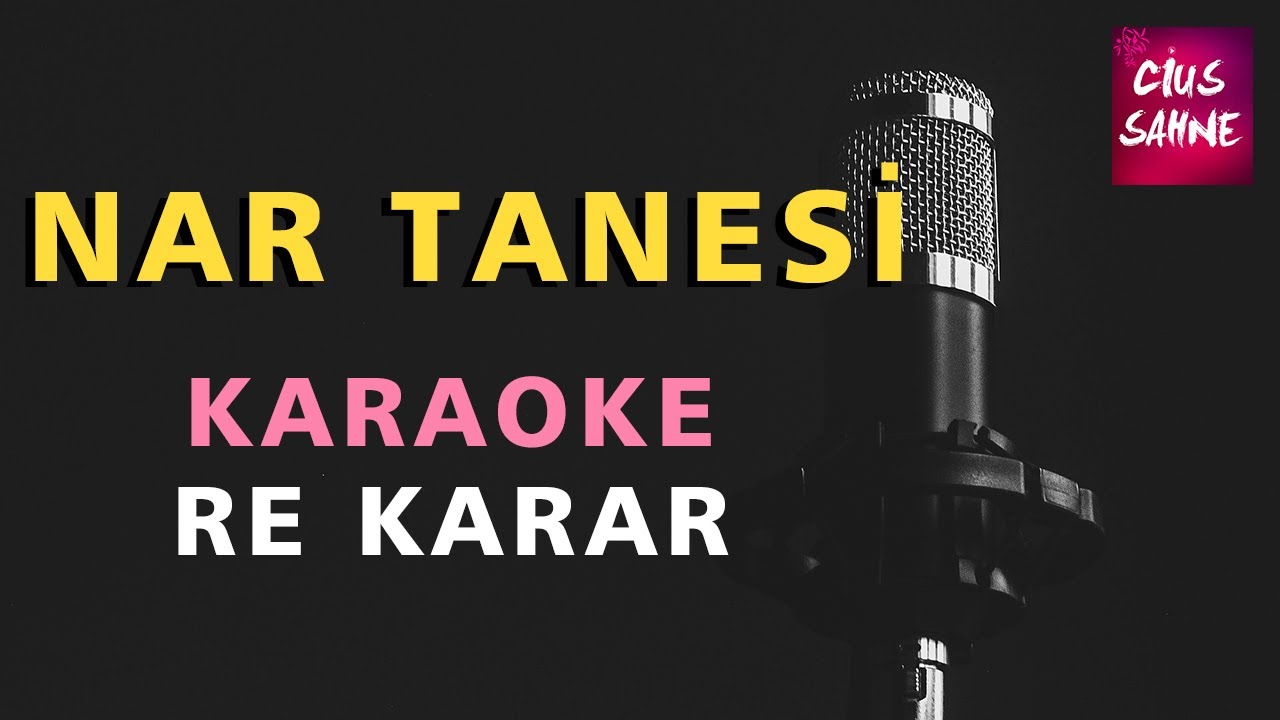 NAR TANESİ (NAR DANESİ) / SEVDA OLMASAYDI Karaoke Altyapı Türküler - Re