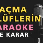 AÇMA ZÜLÜFLERİN YELLERE KARŞI Karaoke Altyapı Türküler - Re