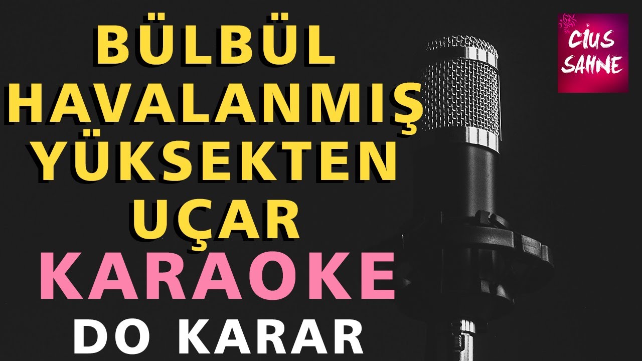 Bülbül Havalanmış Yüksekten Uçar Karaoke Altyapı Türküler | Do